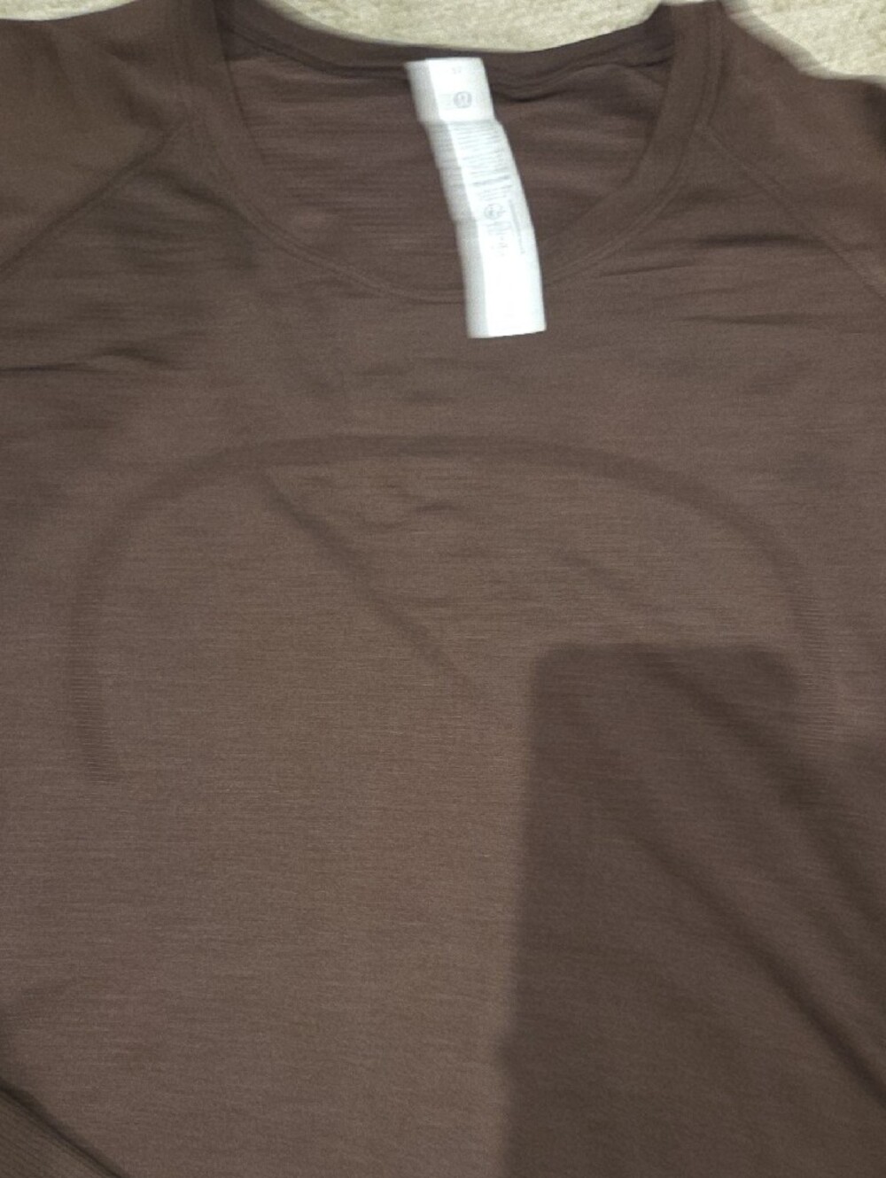 lululemon athletica Brown Long-Sleeve Swiftly Tech. - Picture 3 of 3